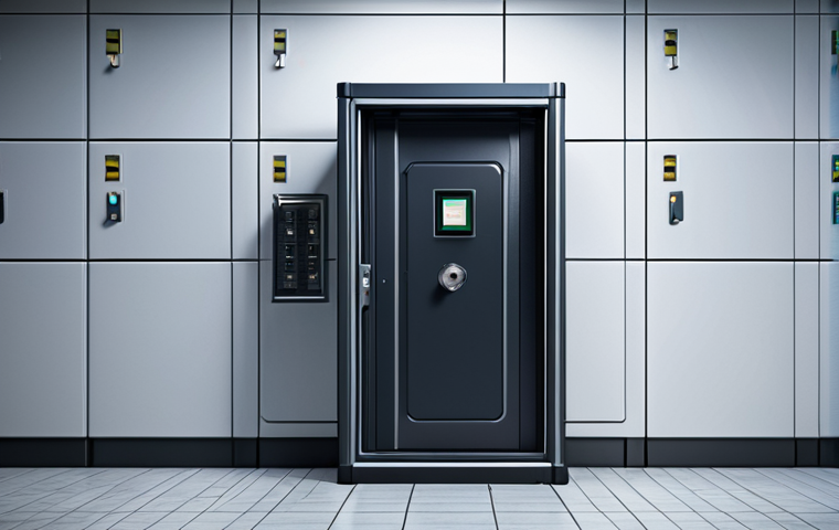 리눅스에서 데이터 암호화 설정 - A Linux server administrator in a modern, brightly lit server room, wearing professional attire, ful...