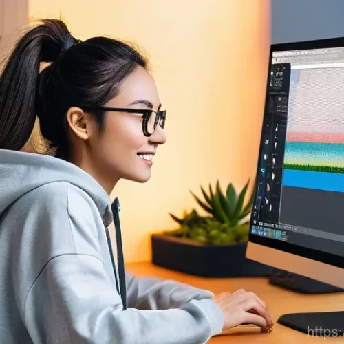 리눅스에서 사용 가능한 데스크톱 환경 비교 - **Prompt 1: The Joy of Linux Desktop Customization**
    "A vibrant and colorful scene of a young ad...